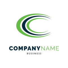Fototapeta premium Initial Letter CCC Icon Logo Design Template