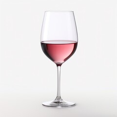 wine glass isolated on white