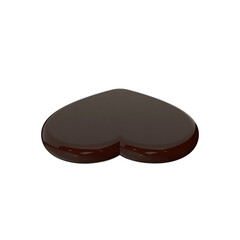 チョコレート素材　ハートの3D素材　飾り　台座　レイアウト用