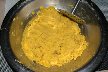 Dal mixture for stuffed paratha . 
