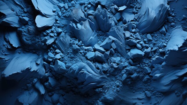Powdered Iron Oxide Blue Pigment Used, Background Image, Background For Banner, HD