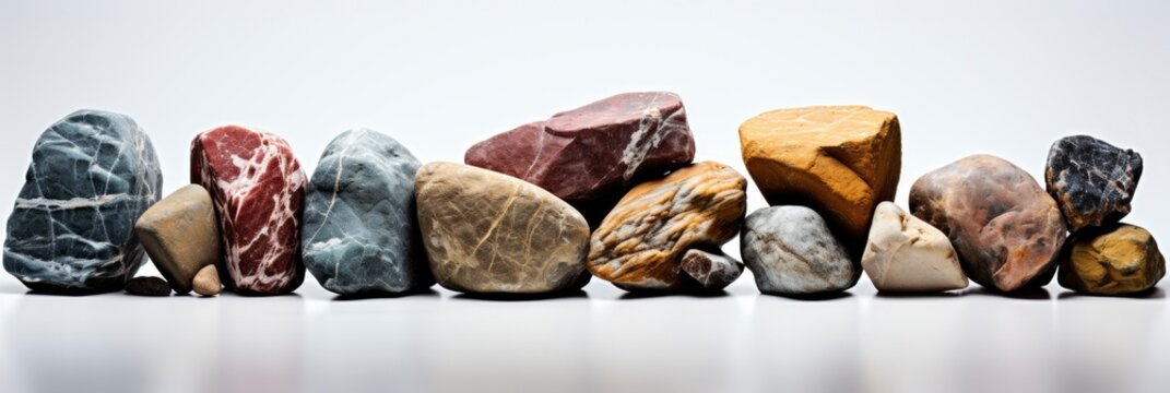 Rocks Nature White Background, Background Image, Background For Banner, HD