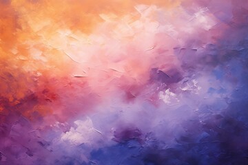 Luminous Sunset Hues: Vibrant Textured Artwork for Creative Spaces