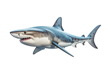 shark isolated on white transparent PNG background