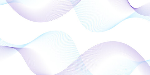 Abstract shiny moving wave lines design element for banner design. Abstract futuristic technology wave glowing lines background.