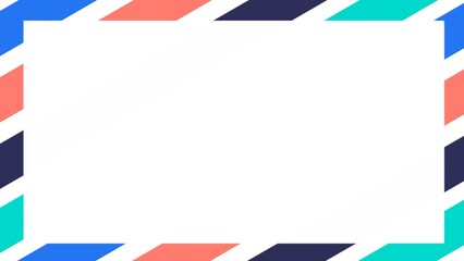 Fototapeta premium Frame art geometric background