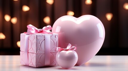 Valentines Day Background Two Gifts White, Background Image, Background For Banner, HD