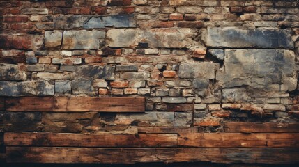 Vintage Rough Brick Wall Texture Textured, Background Image, Background For Banner, HD