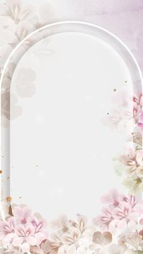 Vertical Animated Wedding Invitation