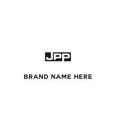 JPP logo. J P P design. White JPP letter. JPP, J P P letter logo design. Initial J P P letter linked circle uppercase monogram logo JPP letter logo vector design.