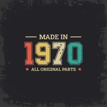 Made in 1970 All Original Parts