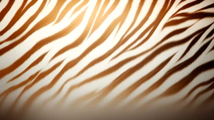 Tuinposter Abstract background of zebra skin imitation. Wildlife zebra texture. © puhimec