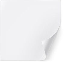 Curl Corner Paper Page