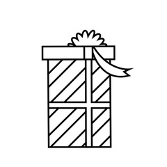 Christmas presents icon vector. Christmas box illustration sign. Christmas Gift symbol. Christmas logo.
