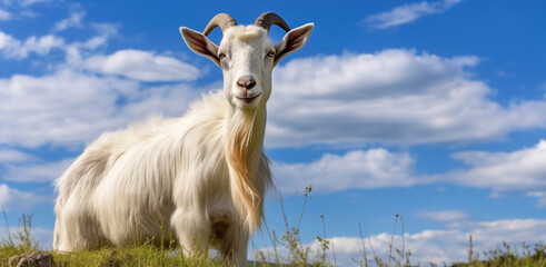 goat in a meadow