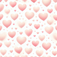light pink heart pattern 