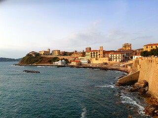 Fototapeta premium Piombino - Italy - Photo of the beautiful harbor town