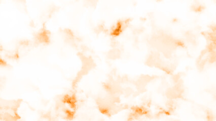 Obraz na płótnie Canvas White Watercolor Background. White and Light Orange Background. Fire Background. Modern Cloud Watercolor Background