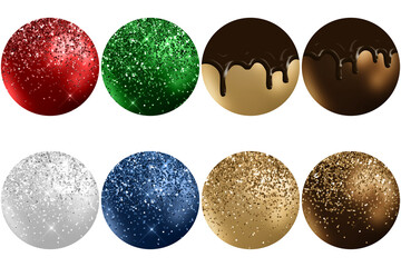 Colored Candy Vector Illustration: Sweet Temptations