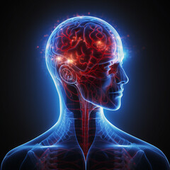 3d rendered illustration of human brain