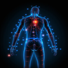 3d rendered illustration of a human body