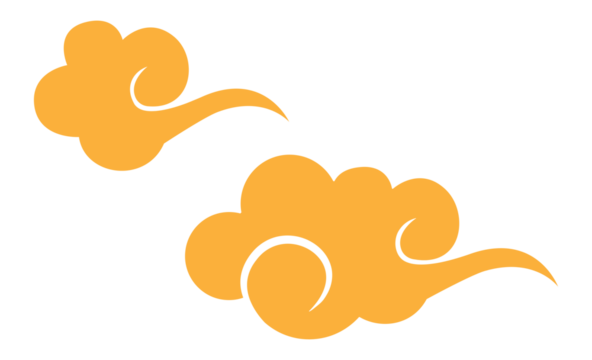 Festive Chinese New Year Icon, Symbol and Logo with Transparent Background