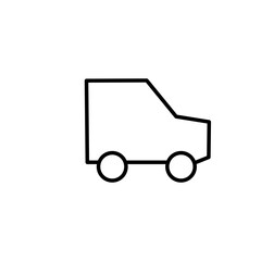 Hand drawn car line icon
