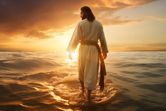 Miracle of Jesus Christ walking on water