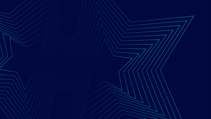  Dark blue abstract background with glowing geometric lines. Modern shiny blue lines pattern. Futuristic technology concept abstract wave dark background. vector illustration