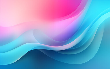 Soft Gradient Waves - Abstract Background - 16:10 Aspect Ratio