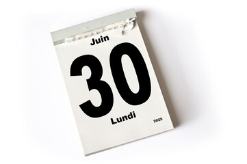 Obraz premium 30 . Juin 2025