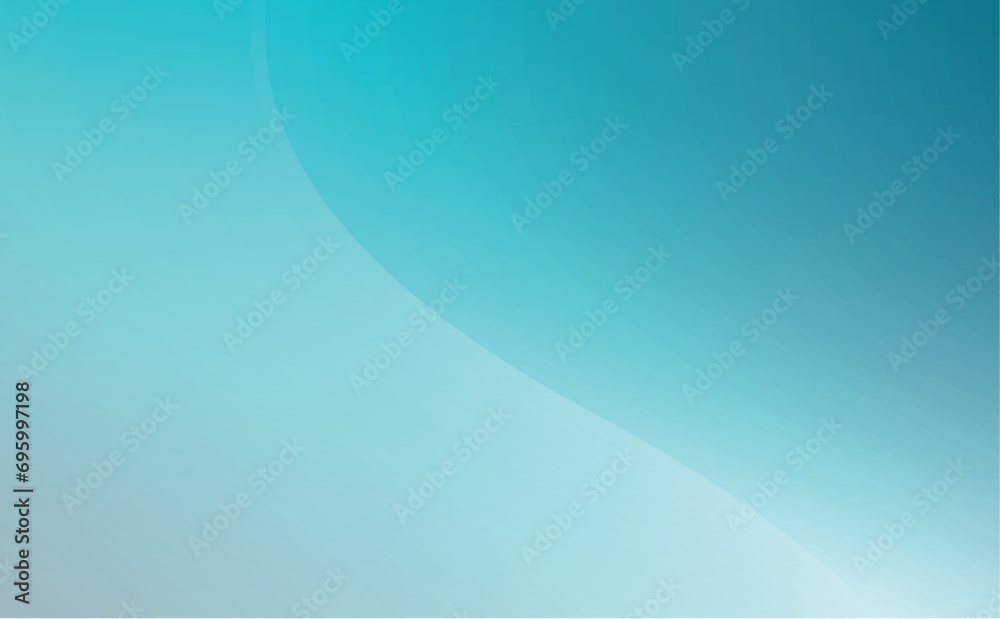 Poster Abstract soft and smooth textured turquoise blue background with light color tone.