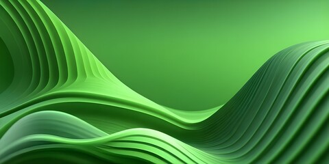 stem, spring green combination single layer wave line 3d view wallpaper 8k hd resolution, attractive background