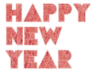 Obraz premium Happy New Year writting for celebrating new year, party invitation, celebration card 