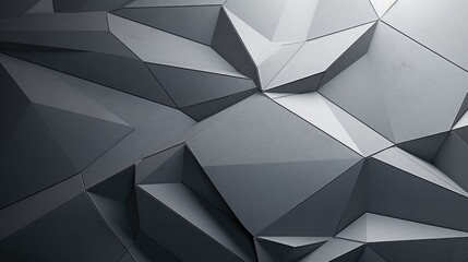 The abstract background with triangles
