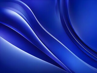 Fototapeta premium abstract background with smooth lines in Indigo tones