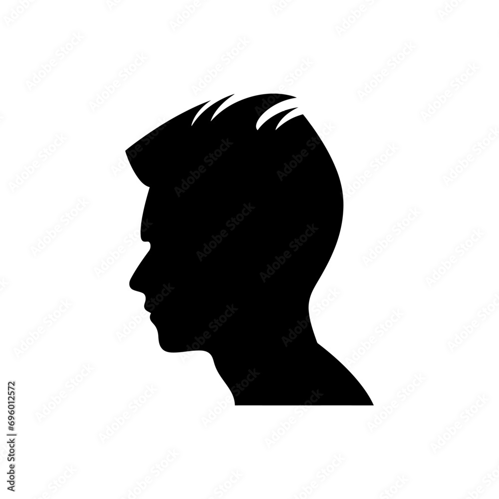 Poster Hair style disconnected undercut icon