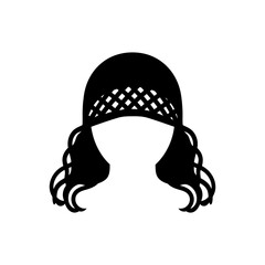 Hair nets caps icon