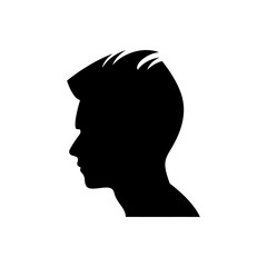 Hair style disconnected undercut icon