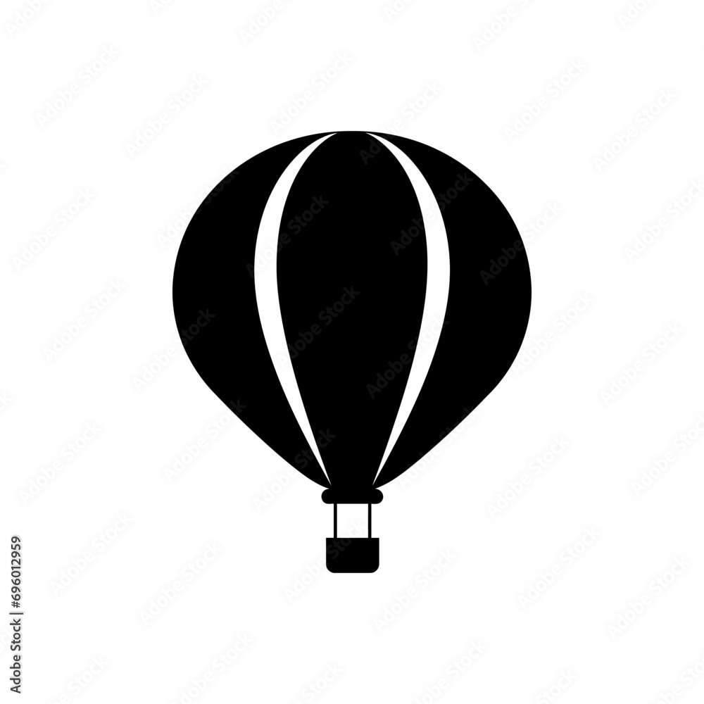 Sticker Hot air balloon icon