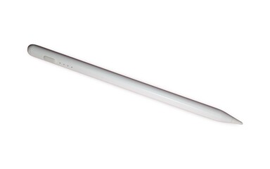 stylus pen tablet isolated on white