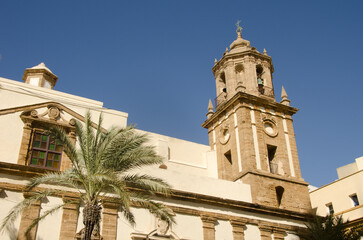 Fototapeta na wymiar Church of Santiago. Cadiz. Andalusia. Spain.