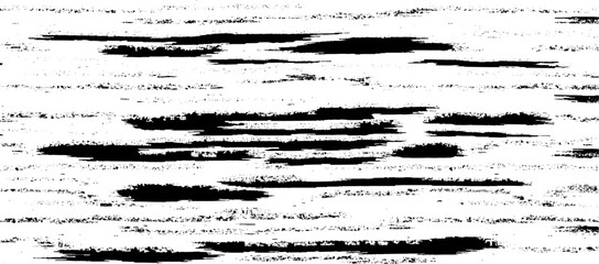 Swirled and curled stripes and brush strokes texture. Marble or acrylic atrwork imitation. Cool and swirly background. Abstract vector illustration. Black isolated on white. EPS10 
