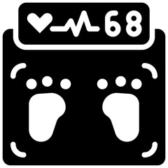 smart scale glyph style icons