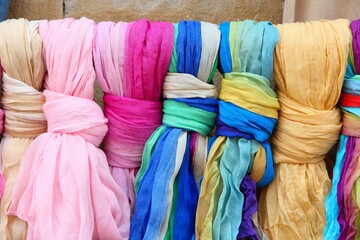 Summer scarf selection in Bulgaria