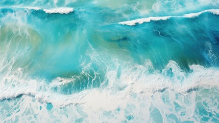 Aerial ocean texture. Generative AI