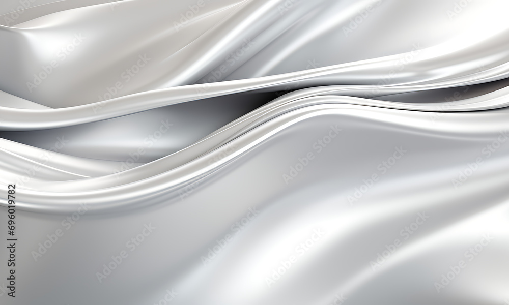 Poster silvery white background with light in abstract style. abstract background. mirror texture. luxury s
