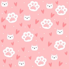 Pattern: Soft paws of the cutest cats