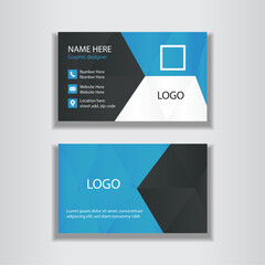 Modern and professional business card design 