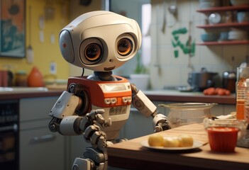 a robot in a gardening space is being used to grow plants